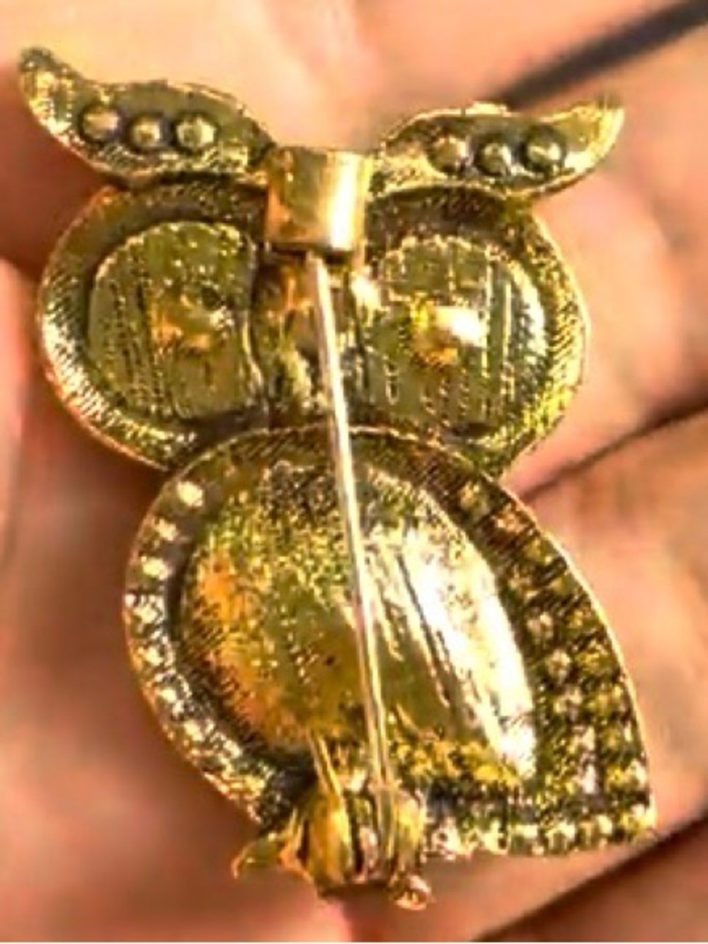 Owl Brooch for Sheldosa - Picture 3 of 3
